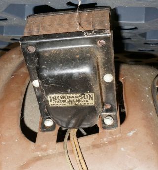 RARE 1947 Jensen Type H PM 15 Inch Coaxial Speaker,  Thordarson Transformer 4