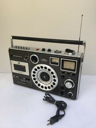 National Panasonic Vintage R - 5410b Boombox Am/sw