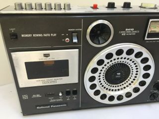 NATIONAL PANASONIC vintage R - 5410B boombox AM/SW 7