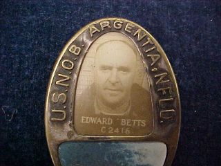 Rare Named Orig WW2 Pocket Badge 