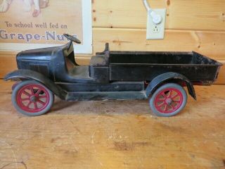 Rare BUDDY L 1920 ' S Pressed Steel Toy Truck With Label 9