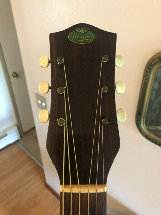 VINTAGE REGAL ACOUSTIC GUITAR made in Chicago,  USA 3