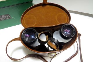 Vintage Carl Zeiss Binoculars 8 X 30 With Leather Case And
