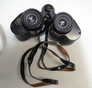 VINTAGE CARL ZEISS BINOCULARS 8 X 30 WITH LEATHER CASE AND 2
