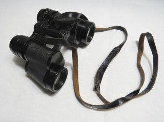 VINTAGE CARL ZEISS BINOCULARS 8 X 30 WITH LEATHER CASE AND 5