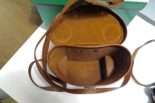 VINTAGE CARL ZEISS BINOCULARS 8 X 30 WITH LEATHER CASE AND 7