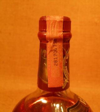 Vintage Chivas Regal Bottle of Whisky 4/5 Quart Label 1960s 7