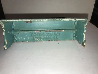 Antique Cast Metal Bench Arcade Mfg.  Co.  Freeport IL 2