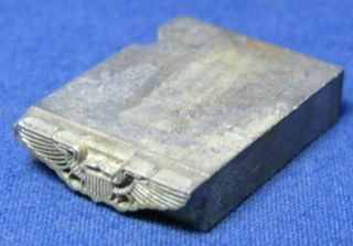 Wwii Army Air Forces Aaf Pilot Wings Printing Block