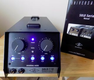 Universal Audio Solo 110 Class A Mic Preamp,  In Near Rare