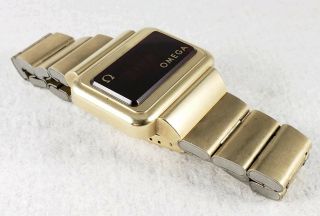 Vintage 1970s Omega Constellation TC Time Computer Gold Plate LED Watch AS FOUND 5