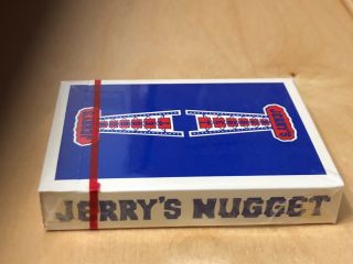 Jerry’s Nugget BLUE Rare Playing cards USPCC BICYCLE 3
