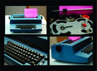 Vintage Ibm Selectric Ii Correcting Typewriter Blue Rare
