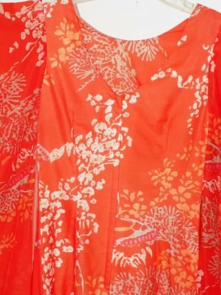 3276 VINTAGE 60’s ELSIE KRASSAS Hawaiian Kimono Sz.  6 So romantic 6