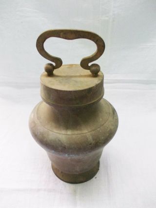 antique vintage brass india milk container pot jug tumbler holy water home decor 4