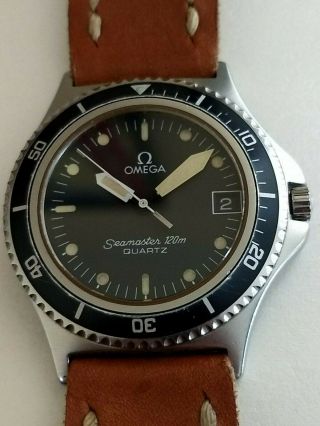 Omega Seamaster 120m Quartz Jacques Mayol " Calypso " Very Rare Men 