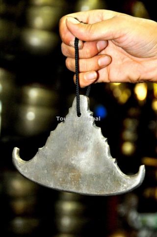 7.  5 Inches Burma Bell - Gong - Handmade Bells - Yoga - Meditation,  Healing,  Kyeezee