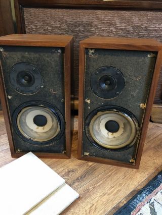 Acoustic Research AR - 4X Vintage Speakers,  Restored Turn Key  7