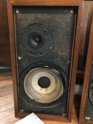 Acoustic Research AR - 4X Vintage Speakers,  Restored Turn Key  9