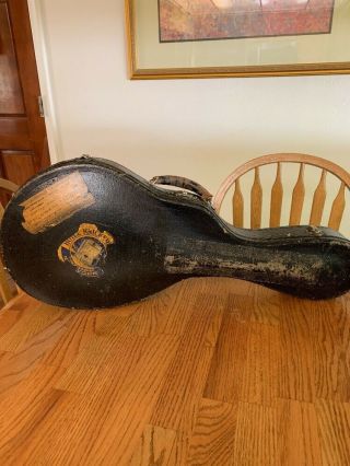 Vintage Gibson " F " Style Mandolin Case 20 