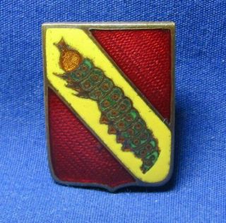 Wwii 51st Coast Artillery Regiment Di Unit Crest Pin Rare