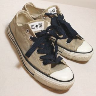 Vtg Converse All Star Made In Usa Khaki Tan Brown Sz 8 Mens Low Top