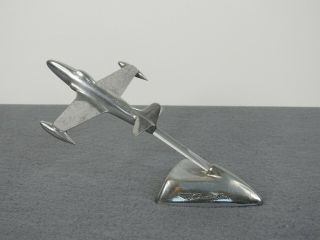 Rare Vintage Lockheed Shooting Star / Metal Aluminum Desk Top Model Airplane