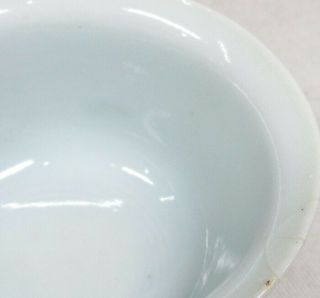 H271: Chinese cup of old white porcelain with appropriate tone and signature 7