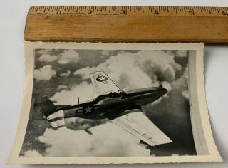 Wwii Photo P - 51 Fighter Aircraft 354th Group 44 - 13957 In Flight