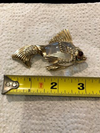 Coro Jelly Belly 1940’s Fish Pin