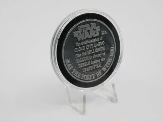 Vintage Kenner Star Wars Coin Lando Calrissian Prototype Frosted Last 17 NM,  NR 6