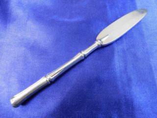 Tiffany Bamboo Sterling Silver Butter Knife Flat -