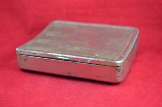 German Wwii Nco Soldiers Wehrmacht Cigarettes Metal Case Tin / Box War Relic 3