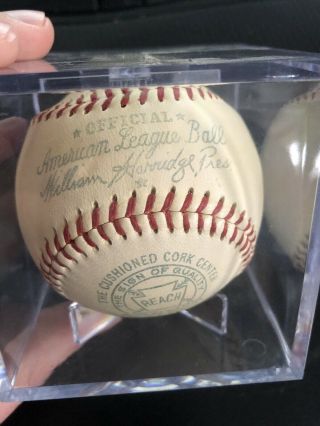 Vintage Reach Official American League Baseball William Harridge W/ Display Box