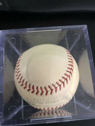 VINTAGE REACH OFFICIAL AMERICAN LEAGUE BASEBALL William Harridge W/ Display Box 2