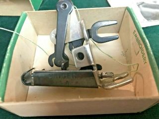Rare Singer Featherweight embroidery attachment Simanco 26538 26524 6