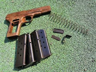 Ww2 And Post Soviet Tokarev Tt - 33 Mag Parts: Follower,  Spring,  Retainer