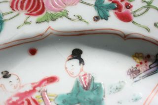 18th Century Antique Chinese Porcelain Hand Painted Picture Plate 4