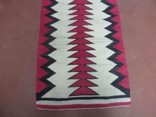 2 ' X 3 ' Early NAVAJO Navaho Wool RUG Blanket Wall Hanging Rare 3