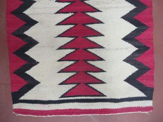 2 ' X 3 ' Early NAVAJO Navaho Wool RUG Blanket Wall Hanging Rare 6