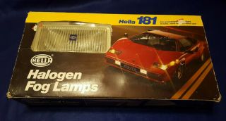 Hella 181 Fog Lights Vintage Complete Set (old Stock) " German "