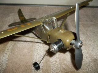 Vintage 1950 ' s Aurora.  049 Gas Powered Cessna L - 19 Bird Dog In Org.  Box 6