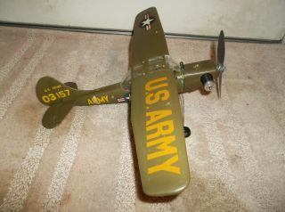 Vintage 1950 ' s Aurora.  049 Gas Powered Cessna L - 19 Bird Dog In Org.  Box 7