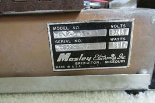 MOSLEY CM - 1 RECEIVER A RARE ONE W/FACTORY CHROME novice 9