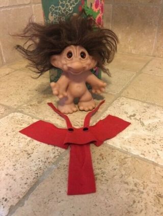 Vintage 60’s - 70 ' s Dam Playmate Troll Doll - Denmark 4