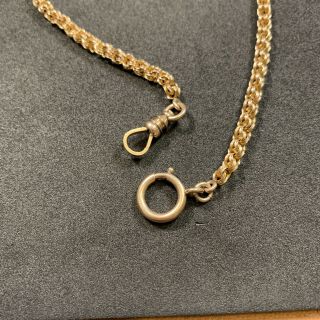 Antique 14k gold Albert Pocket Watch Chain Fob Chain 4