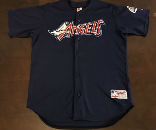 Rare Vintage Rawlings Mlb Anaheim Angels Baseball Jersey
