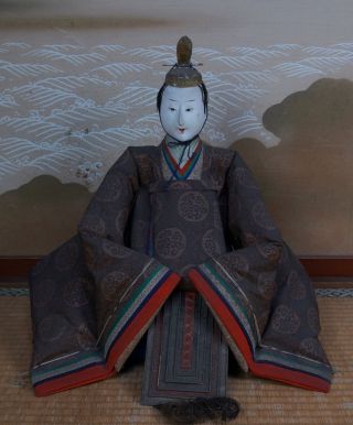 Antique Japanese Imperial Ningyo Doll Hand Made Craft 1880 