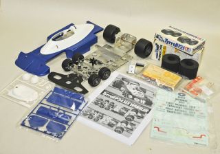 Vintage Tamiya R/c Tyrrell P34 Six Wheeler Kit Ra 1003/58003/49154 Hybrid F1 Car