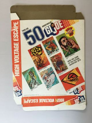 Rare G.  I.  Joe 12” Vintage Hasbro 1975 High Voltage Escape 7342 Box Only 11